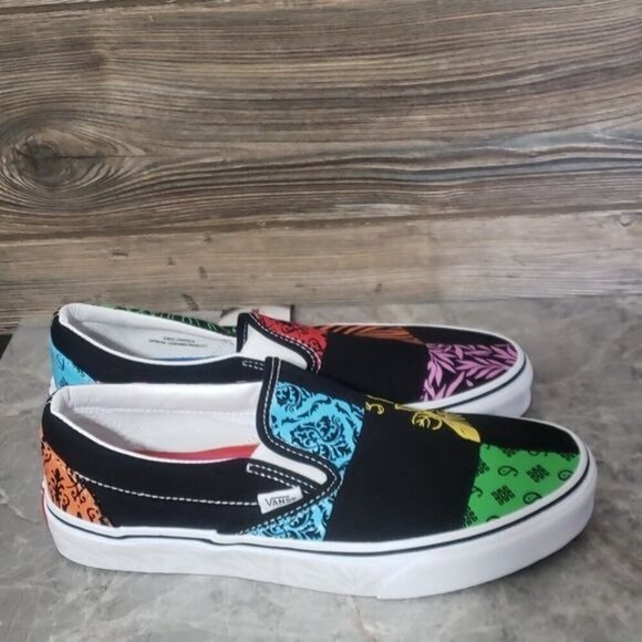 New Vans Slip On Crayola Sneakers Deadstock Wearable Art Indie Alt Skater Artsy - Picture 4 of 8